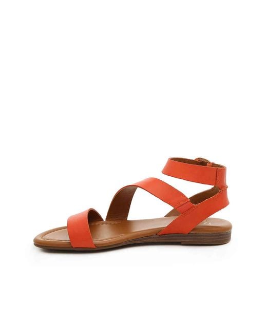 franco sarto orange sandals