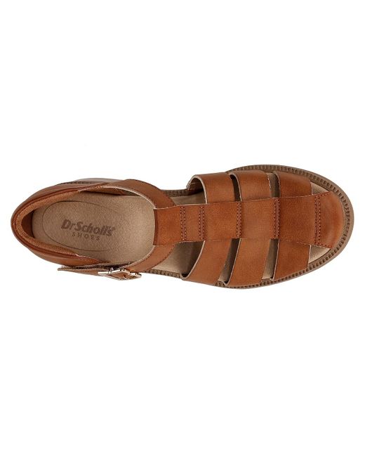 Dr. Scholls Brown Rate Up Day Fisherman Sandal