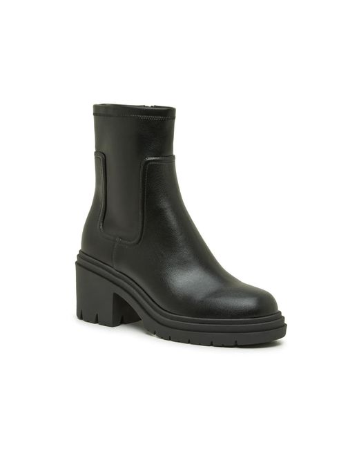Steve Madden Black Beck Platform Bootie