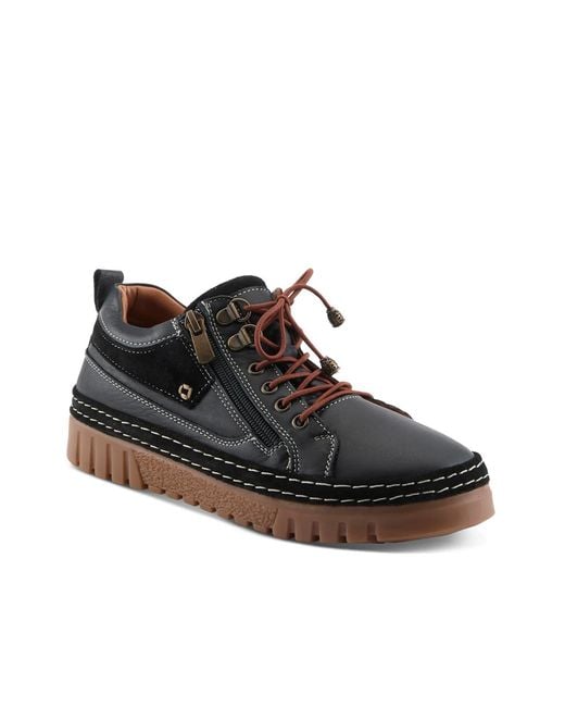 Spring Step Black Lauria Sneaker