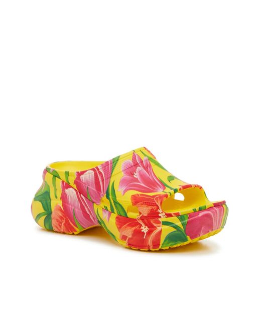 Balenciaga Multicolor X Crocs Pool Platform Sandal