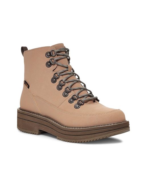 Teva Leather Midform Bootie in Taupe (Brown) - Lyst