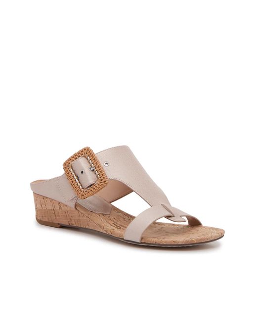 Donald J Pliner Brown Vine Wedge Sandal