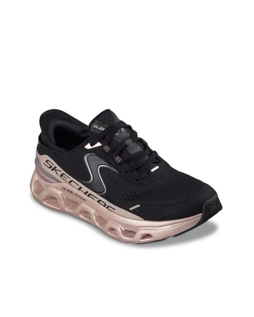 Skechers Black Hands Free Slipins Glidestep Altus Starlight Shine Sneaker