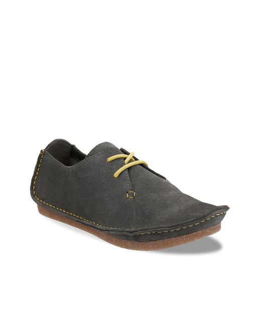 Clarks Gray Janey Mae Oxford