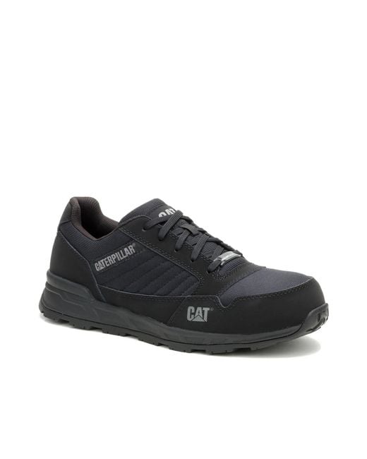 Caterpillar Black Wide Width Venward Composite Toe Work Sneaker for men