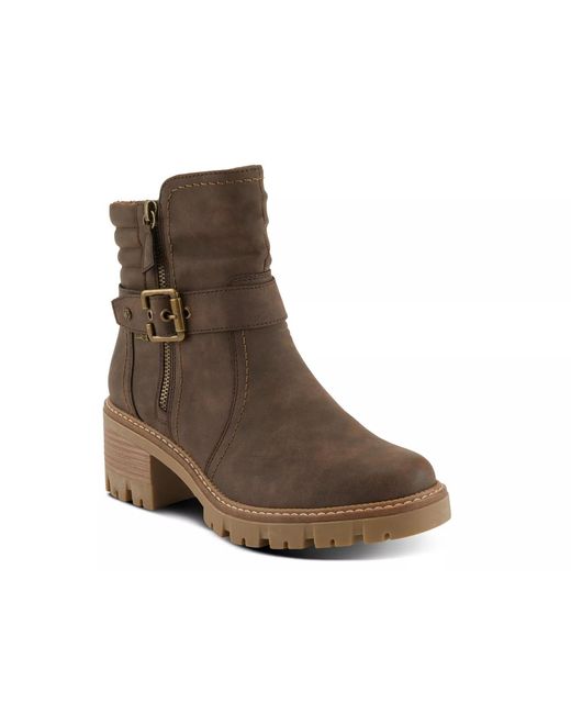 Spring Step Brown Smokies Bootie