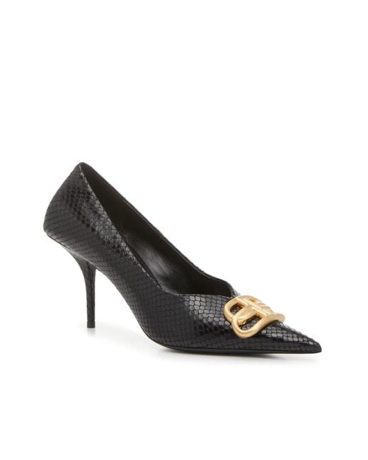 Balenciaga Black Square Knife Pump