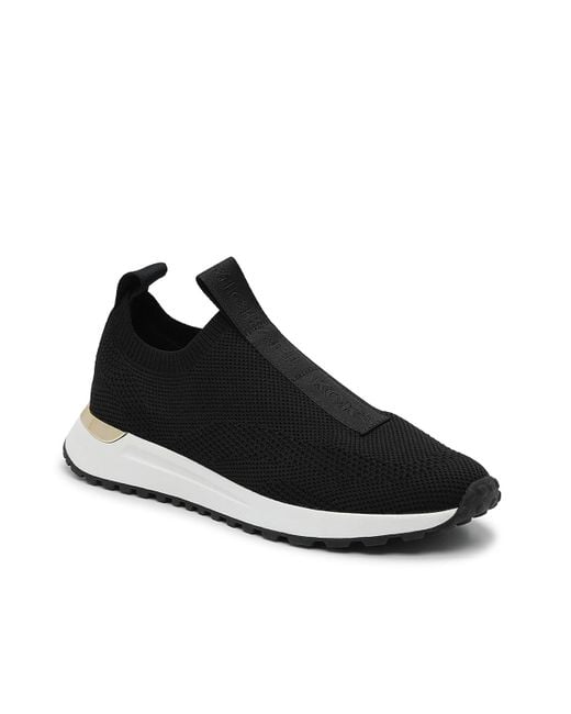 MICHAEL Michael Kors Synthetic Bodie Slip-on Sneaker in Black | Lyst