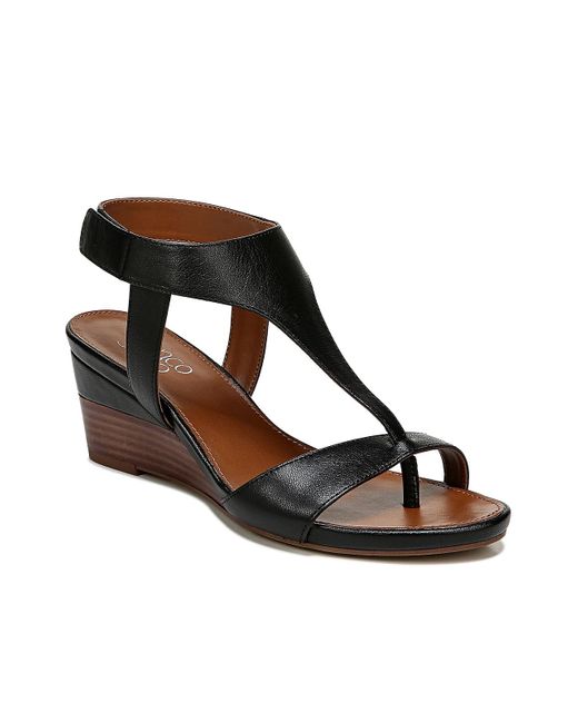 Franco sarto hotsell black wedge sandals