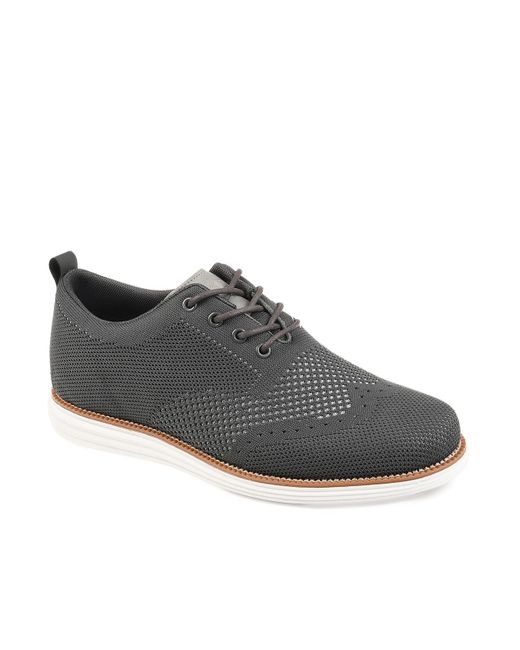 Vance Co. Synthetic Ezra Wingtip Oxford in Grey (Gray) for Men | Lyst