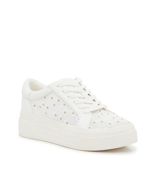 Jessica Simpson White Cherello Platform Sneaker