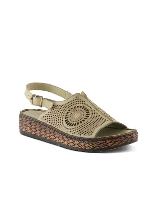 Spring Step Green Cordero Sandal