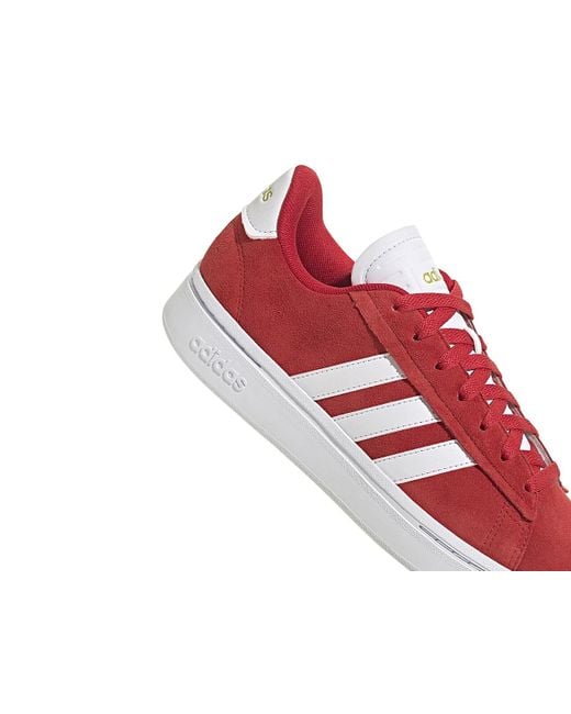adidas Grand Court Alpha Sneaker in Red Lyst adidas Grand Court Alpha Sneaker in Red Lyst