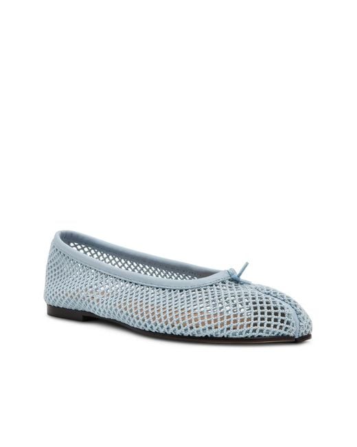 Steve Madden Blue Calico Split Toe Flat