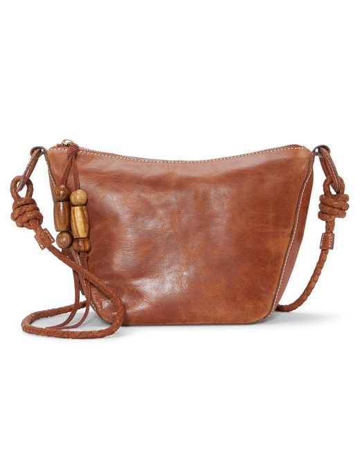 Lucky Brand Brown Demi Leather Crossbody Bag