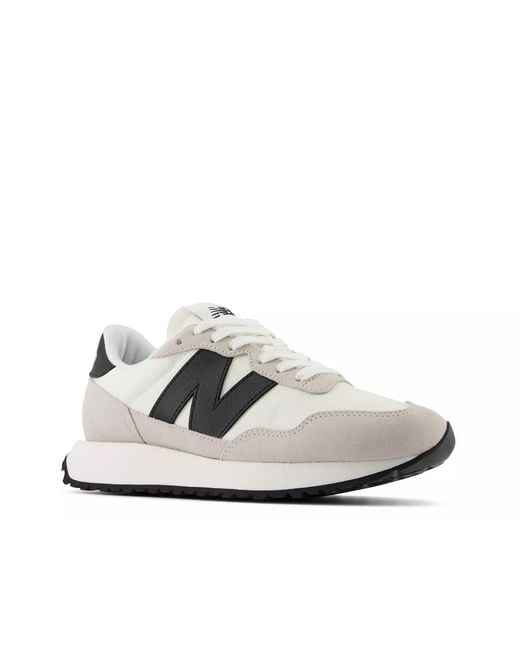 New Balance White 237 Sneaker