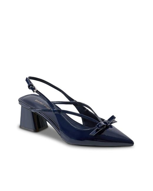 Marc Fisher Blue Laily Pump