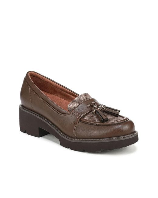 Naturalizer Brown Committed Platform Loafer