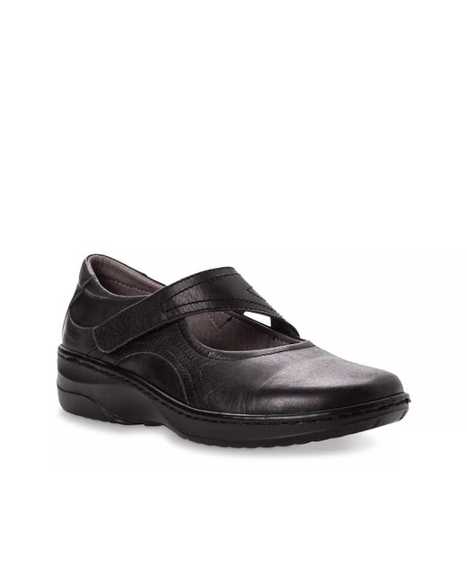 Propet Black Golda Mary Jane Slipon