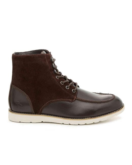 original penguin ned leather chukka boot