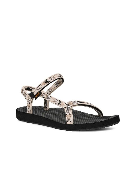 Teva Black Original Universal Slim Sandal