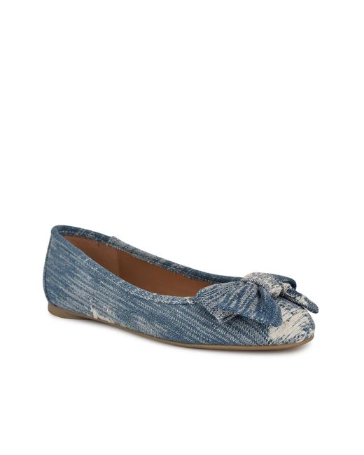 Nine West Blue Veronika Ballet Flat