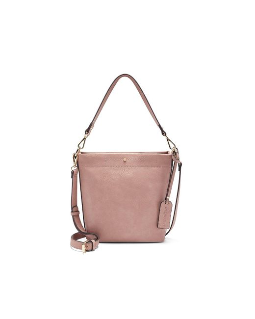 Sole Society Pink Beryl Bucket Bag