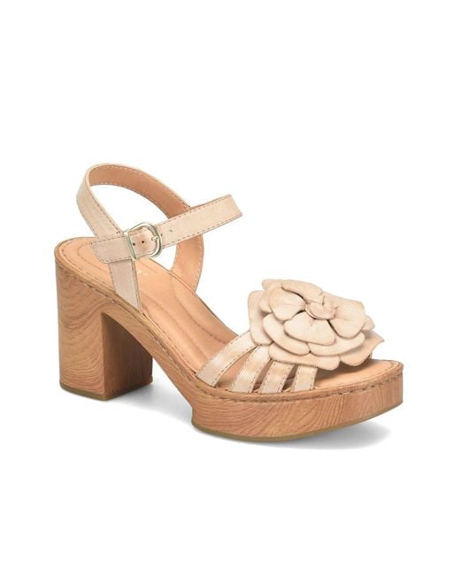 Born Natural Nectar Platform Sandal