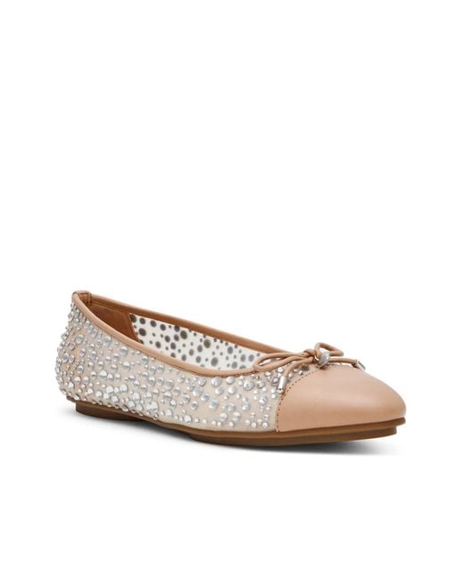 Anne Klein Brown Luci Ballet Flat
