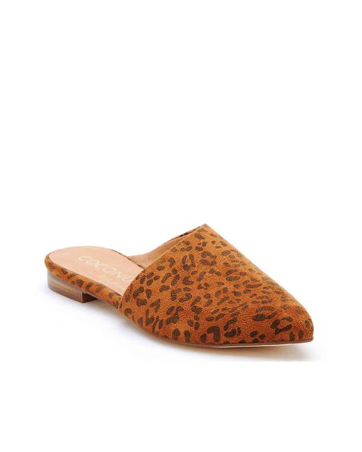 coconuts xander tan womens mules