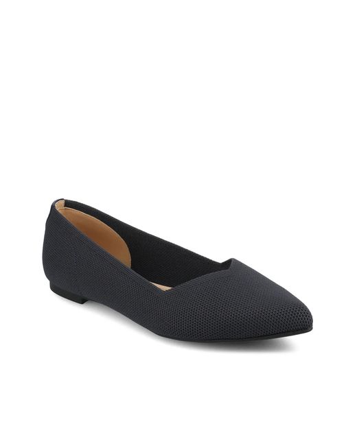 Journee Collection Blue Minnah Flat