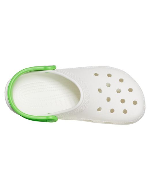 White crocs cheetah 2025 strap