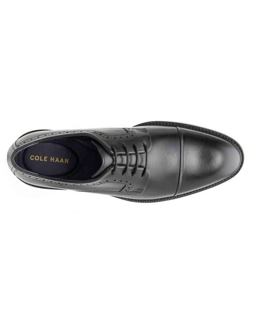 cole haan black cap toe oxford