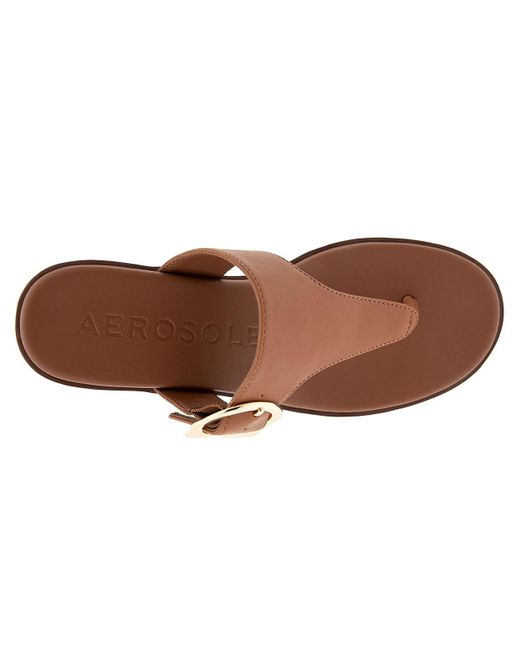 Aerosoles Brown Izola Wedge Sandal