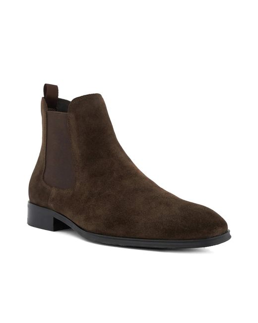 Dune Brown Mandatory Chelsea Boot for men
