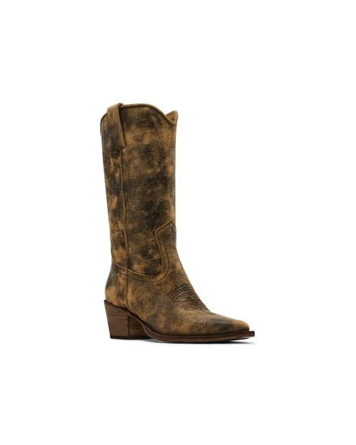 Steve Madden Black Albany Western Boot