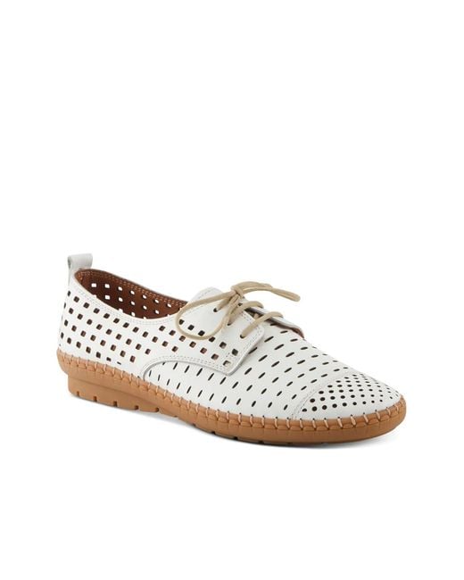 Spring Step White Deysi Oxford