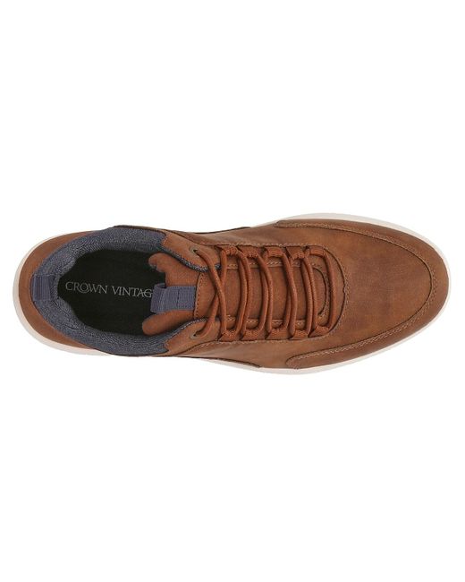 Crown Vintage Brown Maina 2 Tone Sneaker for men