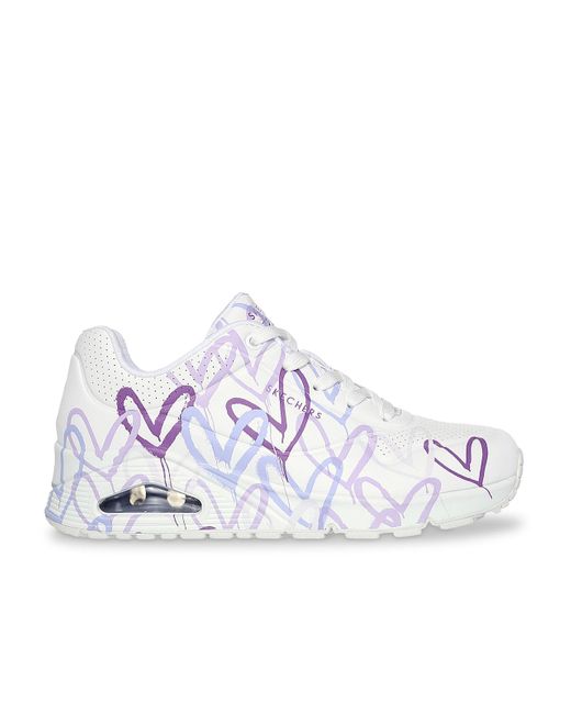 Skechers White Jgoldcrown X Street Uno Spread The Love Sneaker