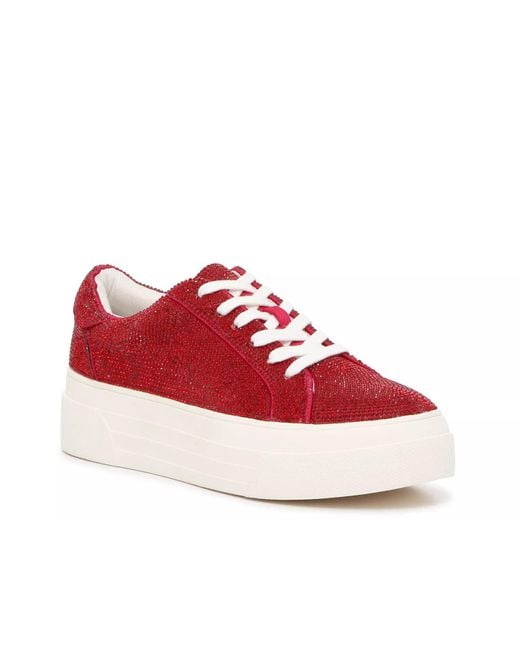 Jessica Simpson Red Cherello 2 Platform Sneaker