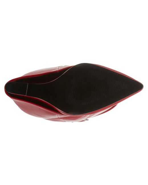 Steve Madden Corenne Foldover Wedge Boot in Red Lyst