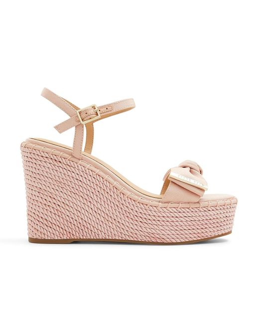 Ted Baker Pink Gia Wedge Sandal