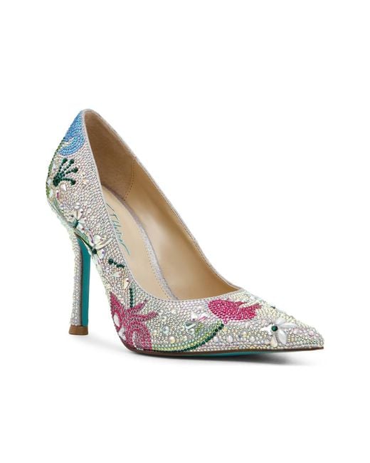 Betsey Johnson Blue Brice Pump