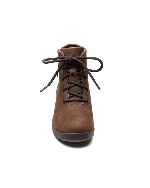 Bogs Brown Vista Rugged Lace Bootie