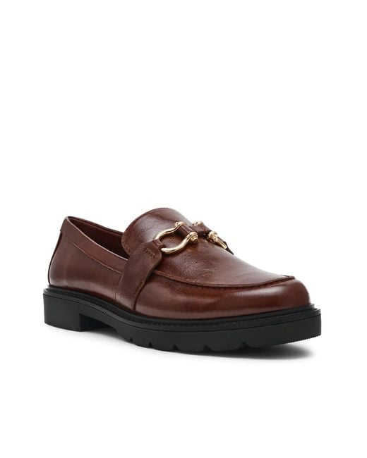 Anne Klein Brown Ezra Loafer