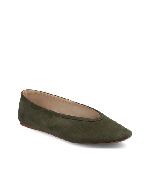 Journee Collection Green Fortune Flat