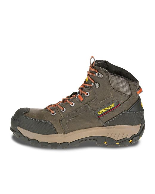 grey steel toe boots