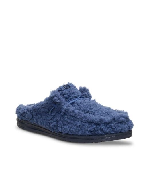 HeyDude Blue Wally Slipper for men