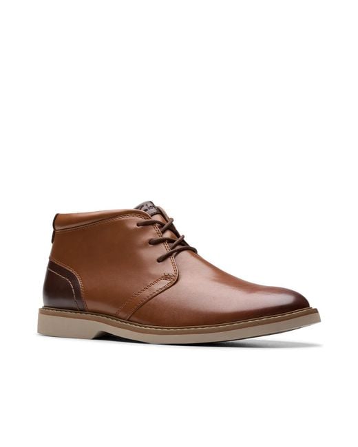 Clarks Brown Radcliff Mid Boot for men